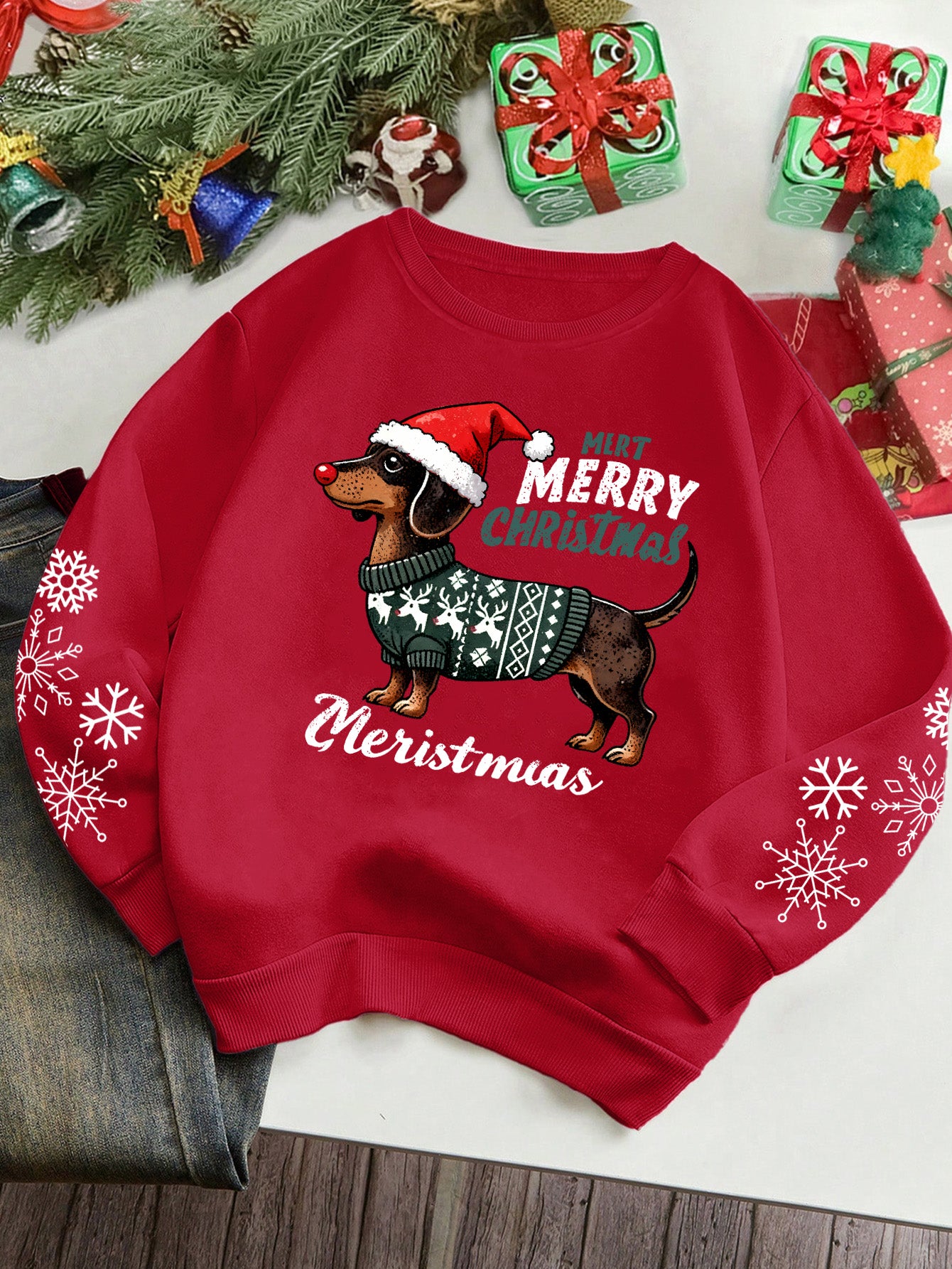 Merry Dachshundmas - Coton Sweater 2025