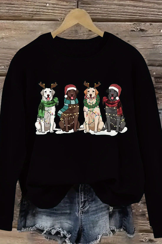 Pawliday Labrador Sweatshirt 2025 – Cozy Christmas Edition