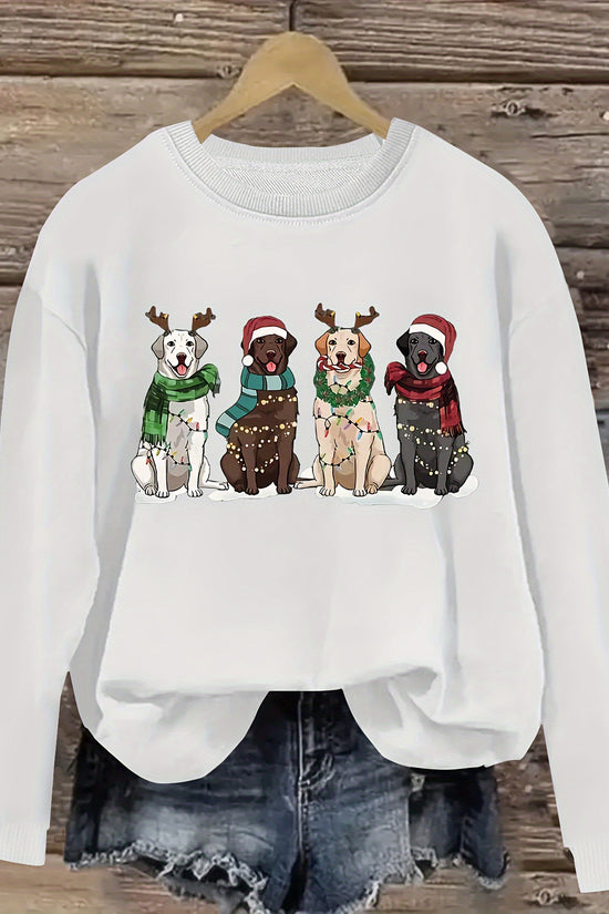 Pawliday Labrador Sweatshirt 2025 – Cozy Christmas Edition
