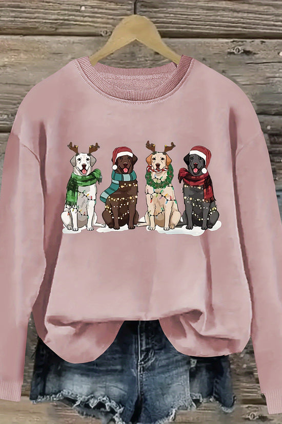 Pawliday Labrador Sweatshirt 2025 – Cozy Christmas Edition