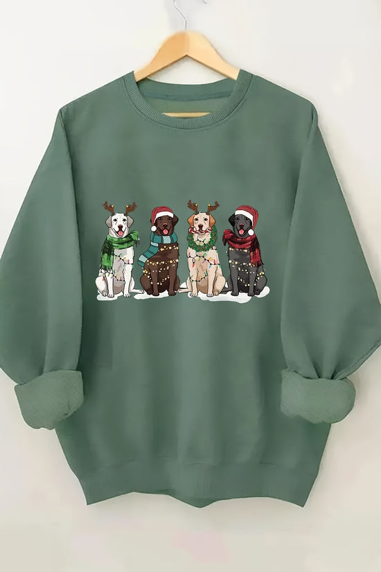 Pawliday Labrador Sweatshirt 2025 – Cozy Christmas Edition