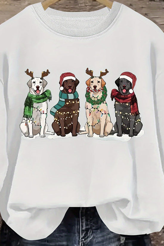 Pawliday Labrador Sweatshirt 2025 – Cozy Christmas Edition