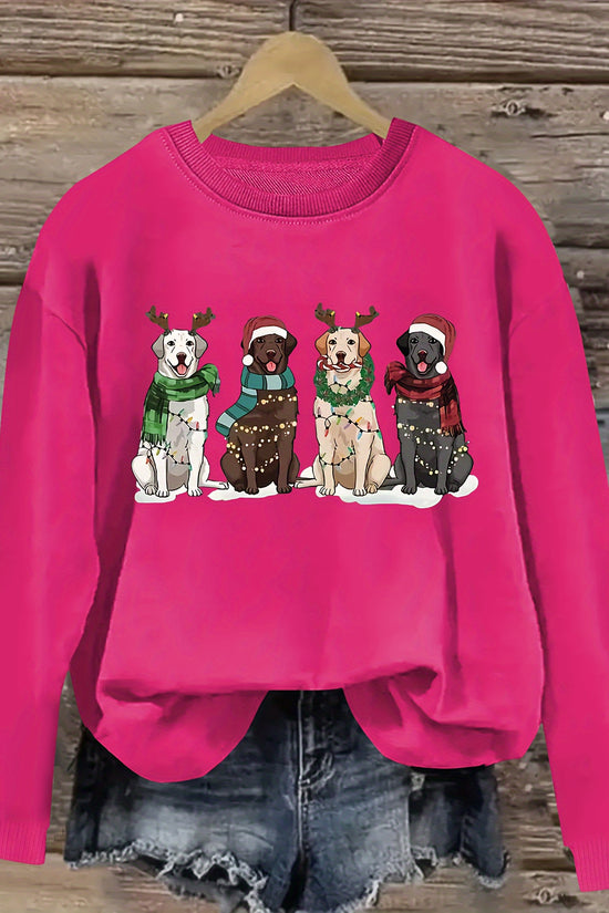 Pawliday Labrador Sweatshirt 2025 – Cozy Christmas Edition