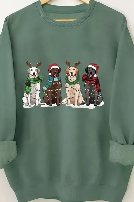 Pawliday Labrador Sweatshirt 2025 – Cozy Christmas Edition