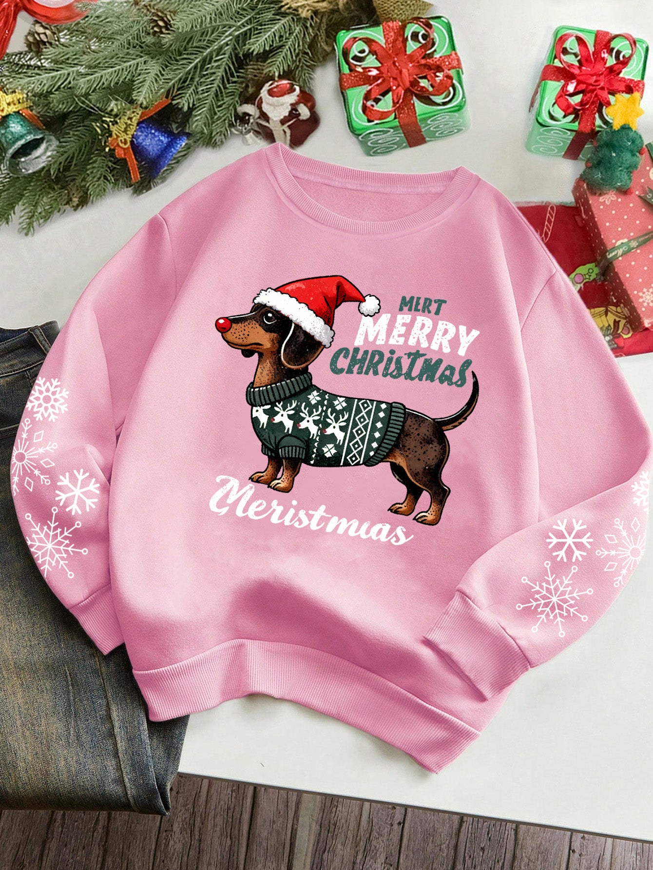Merry Dachshundmas - Coton Sweater 2025