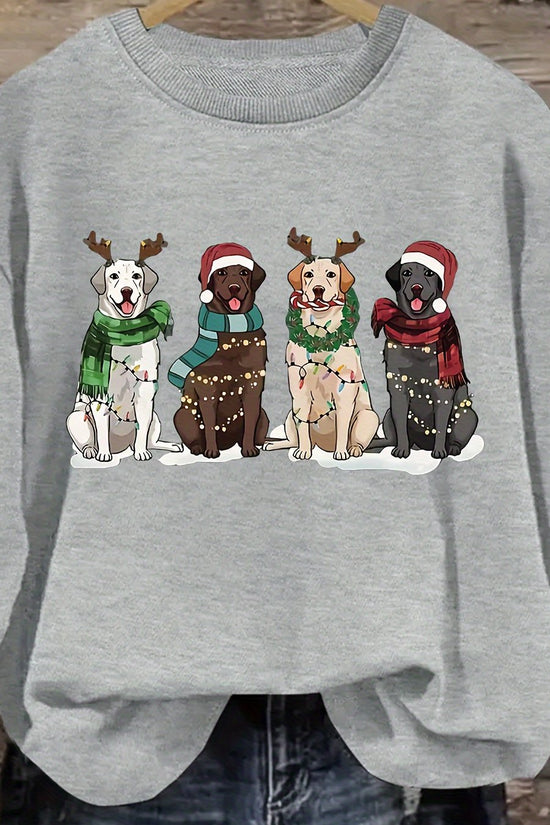 Pawliday Labrador Sweatshirt 2025 – Cozy Christmas Edition