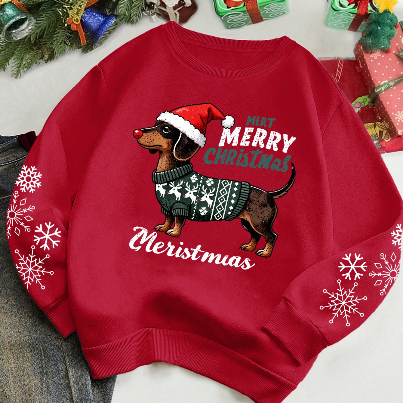 Merry Dachshundmas - Coton Sweater 2025