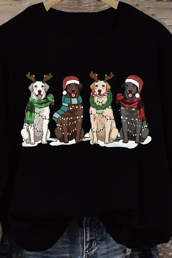 Pawliday Labrador Sweatshirt 2025 – Cozy Christmas Edition