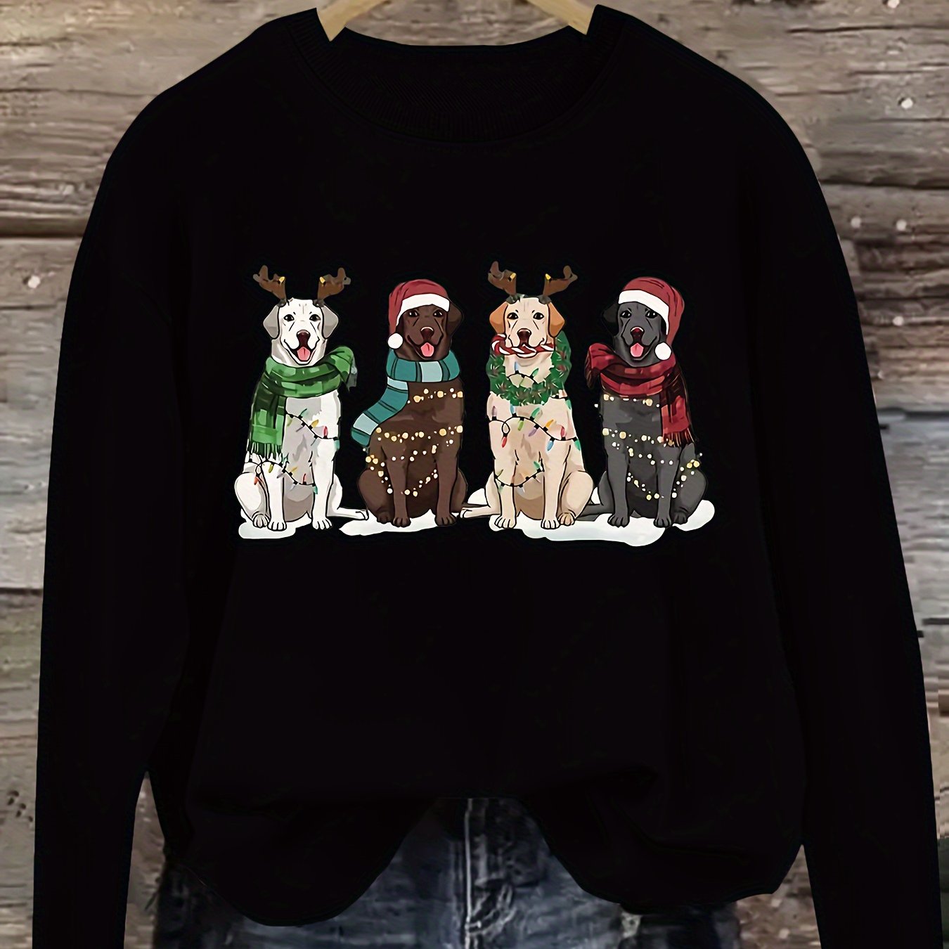 Pawliday Labrador Sweatshirt 2025 – Cozy Christmas Edition