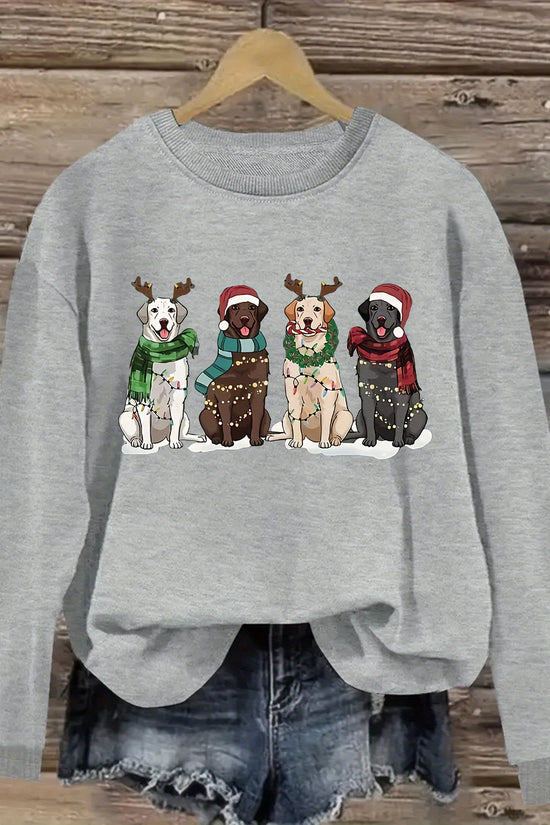 Pawliday Labrador Sweatshirt 2025 – Cozy Christmas Edition